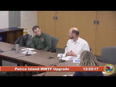 Peirce Island Waste Water Treatment Facility Upgrade 12.20.2017