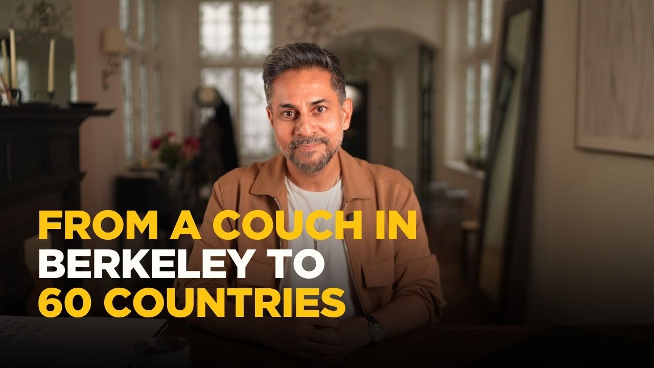 From Sleeping on a Couch to Building a $100M Company | Vishen Lakhiani