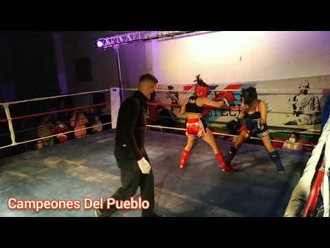 🥊Ariana Olivera Vs Melanie Camino - KICK BOXING - AMATEUR - Campeones Del Pueblo - Siempre Humilde