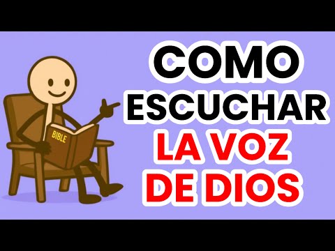 Aprende HOY a ESCUCHAR LA VOZ DE DIOS de una manera fácil y PODEROSA
