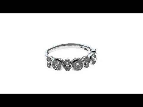 Berry's Platinum Eleven Stone Diamond Set Dress Ring