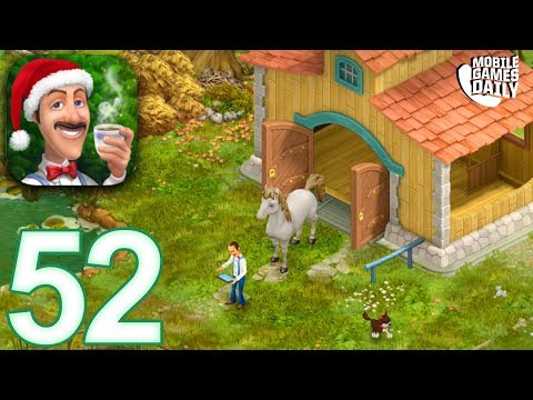 GARDENSCAPES NEW ACRES STORY Walkthrough Gameplay Part 52 - Day 34 (iOS Android)