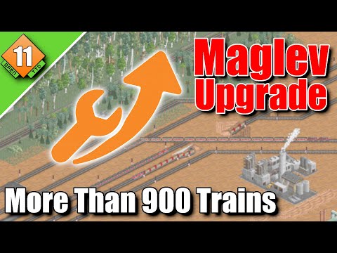 The Smartest Way to Upgrade 923 Trains to Maglev -  E30 Highlights - 🚂 OpenTTD Let's Play S11 🌟