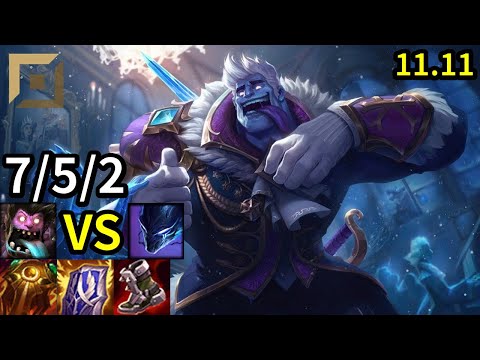Dr. Mundo Top vs Nocturne - KR Grandmaster | Patch 11.11