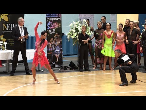 Artyom Liaskovsky - Ksenia Zaputriaeva ISR, Samba | WDSF World Open Latin