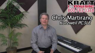 Video thumbnail for Kraft Music - Kurzweil PC3LE Keyboard Demo with Chris Martirano by Kraft Music