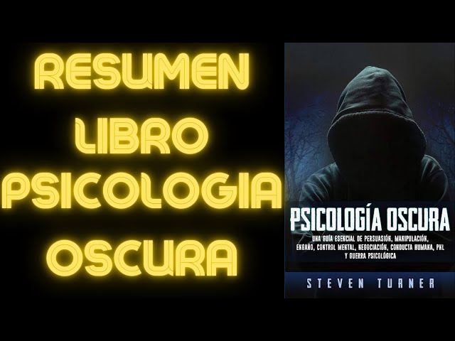 Vídeo relacionado con Psicología Oscura: Manual de Persuasión Avanzada, Manipulación, Conducta Humana - como persuadir y influenciar