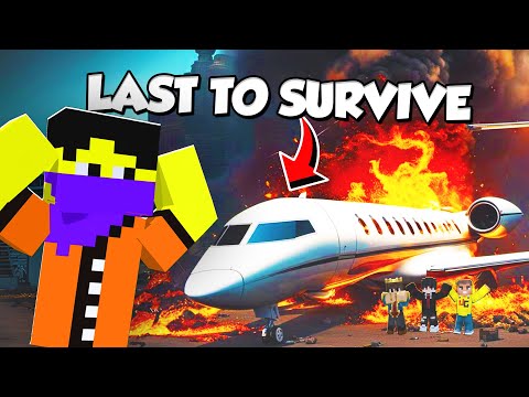 Last to Survive Plane Crash (Minecraft) Basu Plays