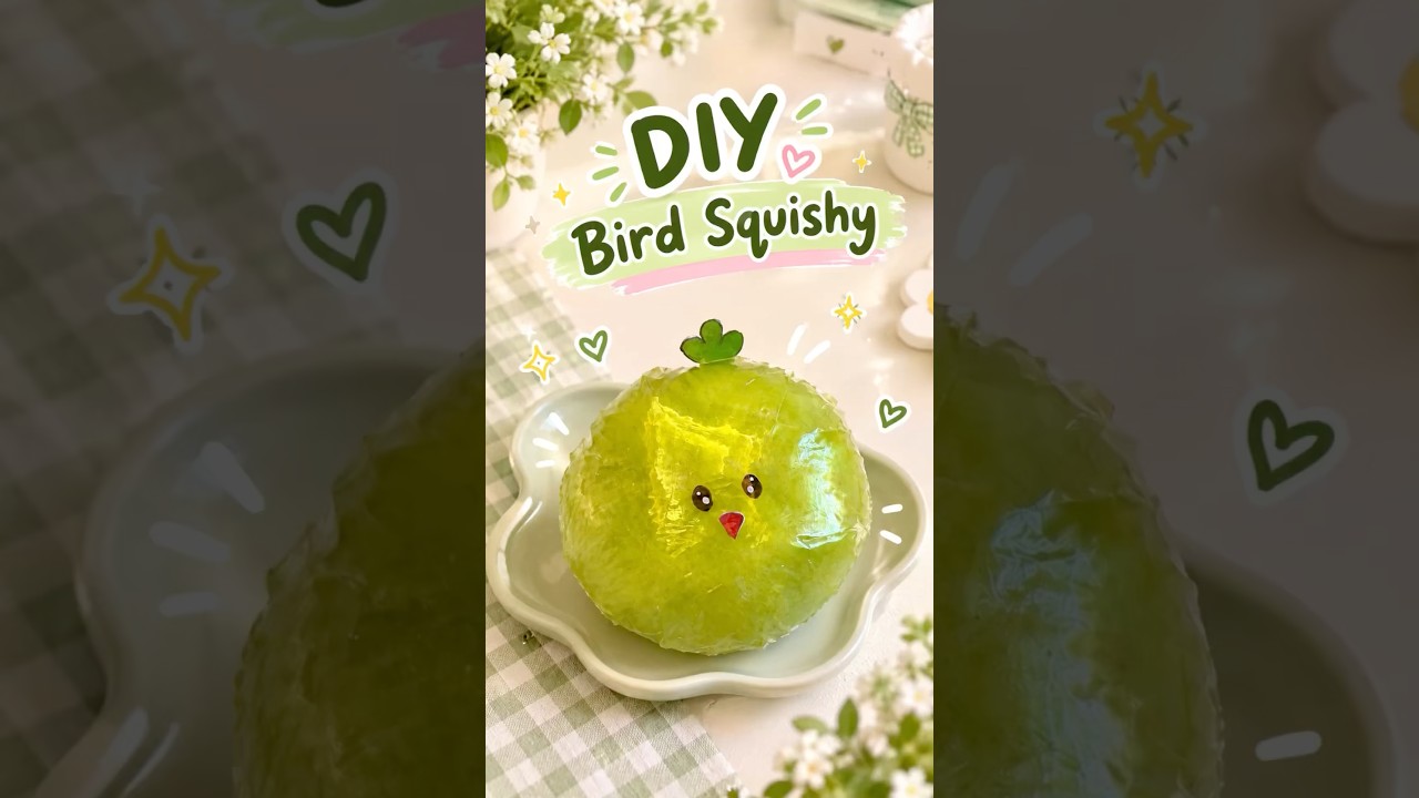 🎀✨DIY parrot  Squishy🦜 ✨|It’s me Hana|Cute Paper Squishy| #Shorts