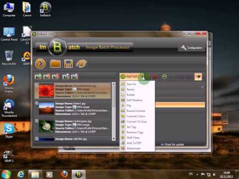 How to resize photos with ImBatch