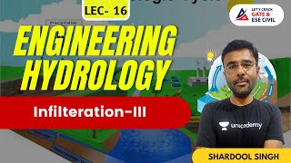 Infilteration Index (w-index & Φ-index) | Engineering Hydrology | GATE & ESE | CE | Shardool Sir
