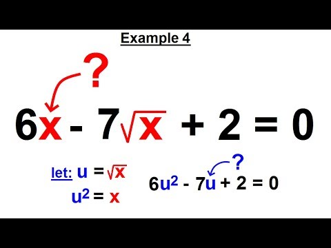 Algebra Ch 28 Quadratic Equation Special Types 1 of 8 Introduction
