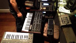 Video thumbnail for Sequential Circuits Pro One, TR 808, Oberheim SEM PRO with by Alan Ip