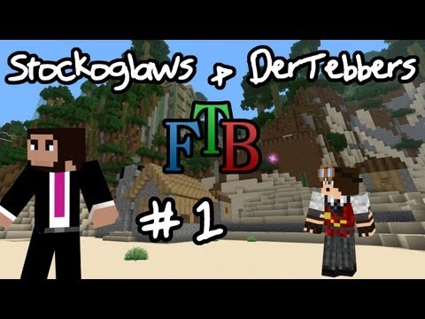 Lets Play Minecraft FTB Co-Op W/ Dertebbers - Season 2 - Episode 1