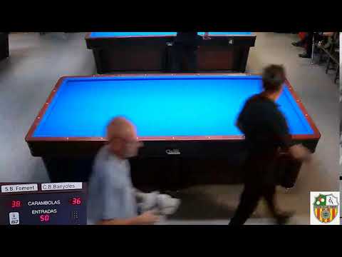 LLIGA CATALANA 3 BANDES 1ª. DIV  -  S.B. FOMENT MOLINS A VS CB BANYOLES