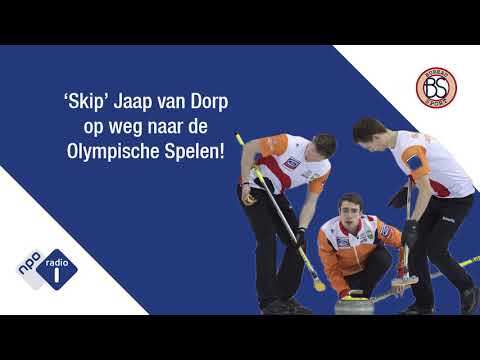Bellen met curler Jaap van Dorp