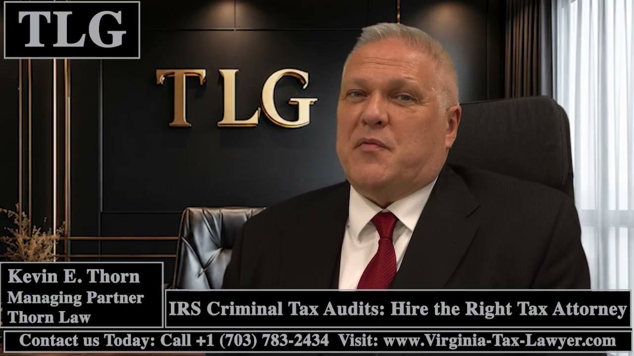 IRS Criminal Tax Audit Help You Require Video