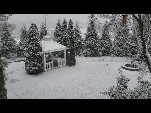 First Snow of 2020 for Harrisonburg, VA