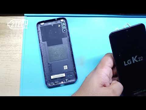 😱How to remove back door LG K22