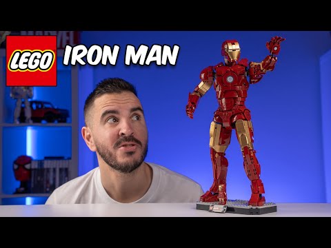 I am Iron Man || LEGO 76344 Iron Man MK3 statue