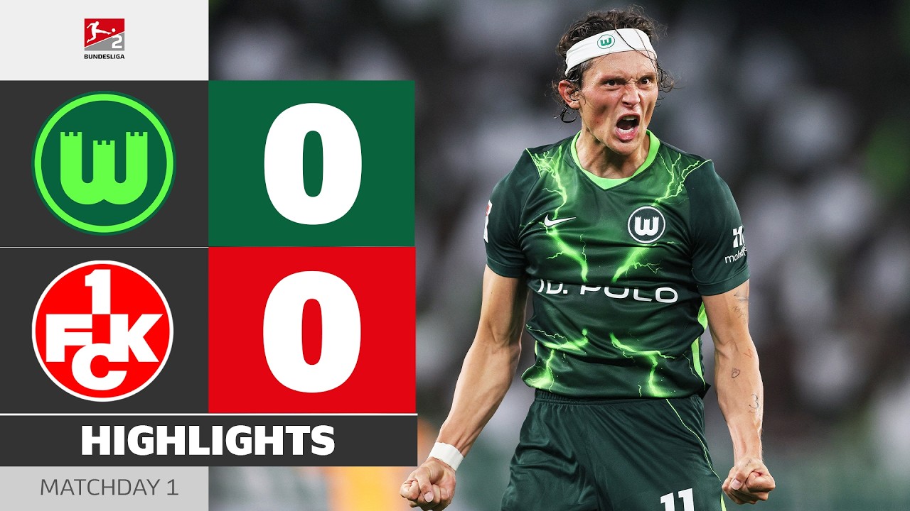 VFL WOLFSBURG - KAISERSLAUTERN | Highlights | Matchday 1 - Bundesliga 2 2026/27