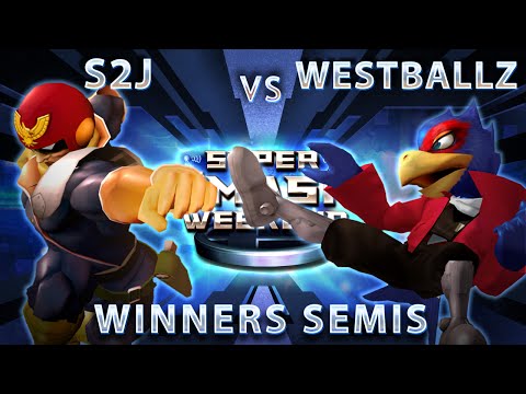 SSW - S2J (Falcon) Vs. Westballz (Falco) SSBM Winners Semis - Melee