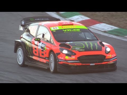 Uccio & Brivio Ford Fiesta WRC Plus at 2018 Monza Rally Show-MAX Attack, FlyBys, Action & More