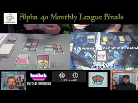 Old School Magic - Alpha 40 League Finals - Jorgo Vanhees Vs Simon Christie
