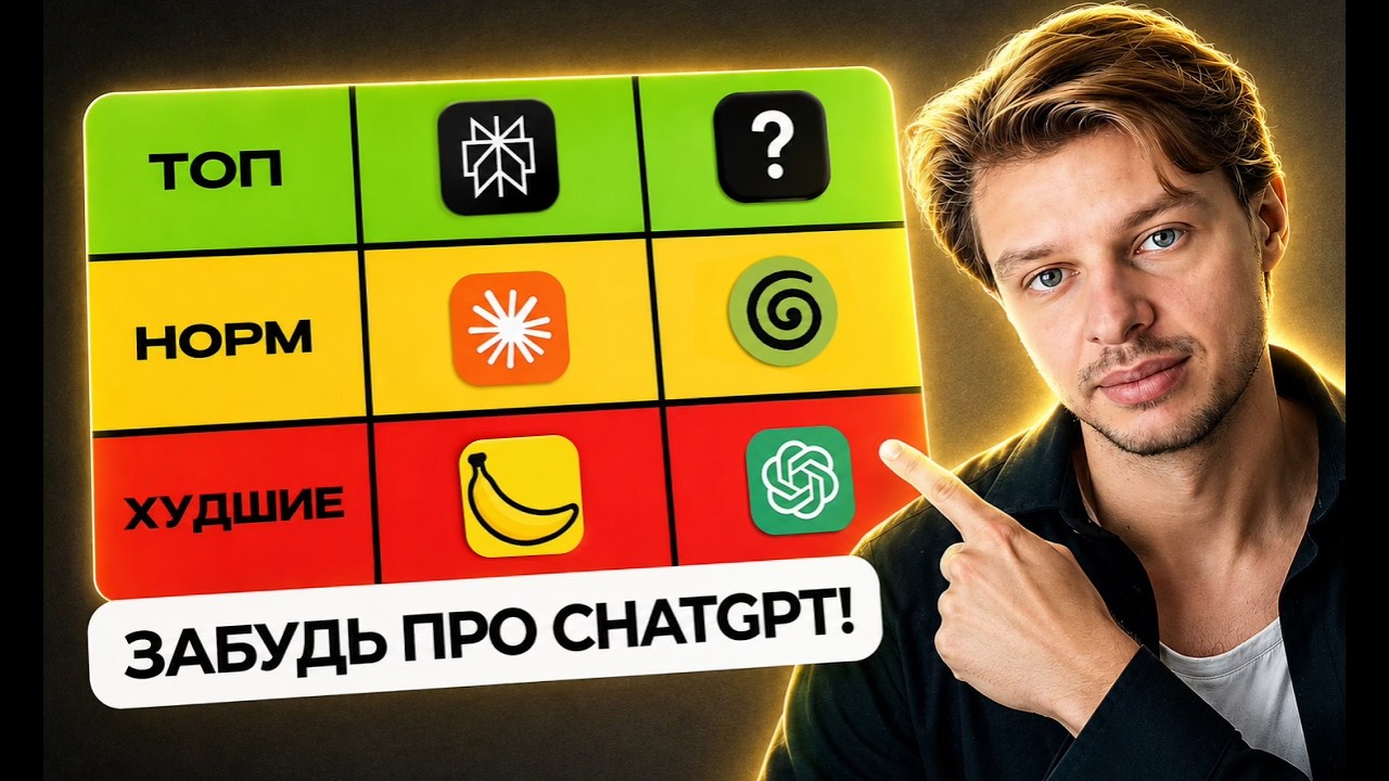 YouTube: ТОП-5 нейросетей