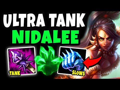 NIDALEE IS UNKILLABLE WITH THIS HYBRID TANK BUILD! (1v2 TOO EASY) - League of Legends