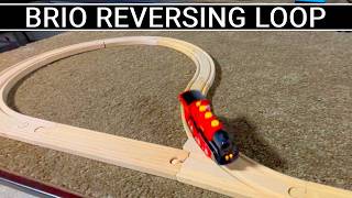 🔴 BRIO REVERSING LOOP | HOW DO TRIANS TURN AROUND? | BRIO LAYOUT HACK | WOODEN RAILROADS FOR KIDS