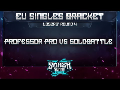 Professor Pro vs Solobattle - EU Singles Bracket: Losers' Round 4 - Smash Summit 10 | Fox vs Puff