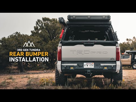 3rd Gen Toyota Tundra Rear Bumper - Installation
