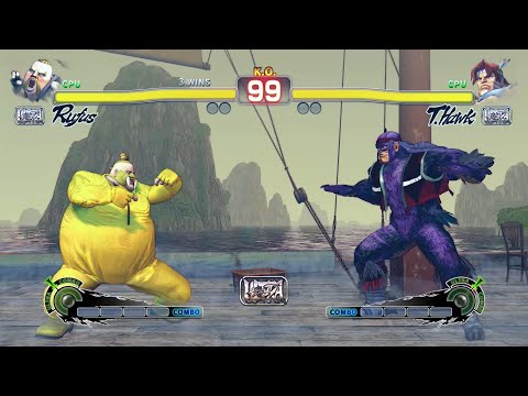 RUFUS vs T. HAWK【Super Street Fighter IV】