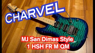 Video thumbnail for Charvel 　MJ San Dimas Style 1 HSH FR M QM by あれこれ発信局
