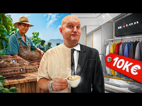 Ich kaufe einen 10.000€ Anzug 🤑 + besuche BESTEN KAFFEEHERSTELLER Deutschlands! ☕️