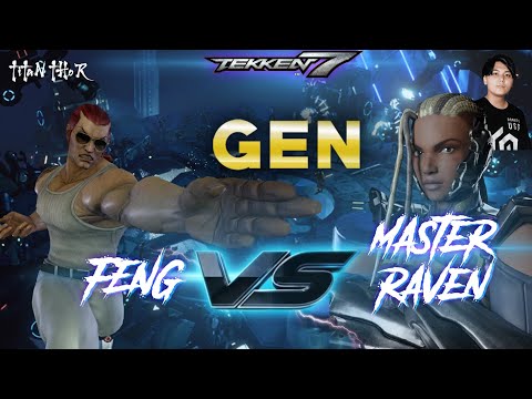 Facing DONUTS USG|Gen - KENPO VS NINJUTSU - Tekken 7 - Feng [TiTANTHOR] VS  M. Raven [Gen]
