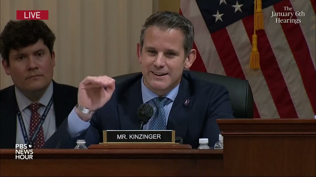 WATCH: Rep. Adam Kinzinger’s closing statement on Day 5 of hearings | Jan. 6 hearings