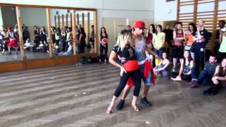 Jefferson Dadinho&Aline Cleto RnB Brazilian Zouk Dance Demo 2, Prague Zouk Congress, March 2014