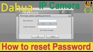 How to physically reset your password on a Dahua IP Camera - step by step