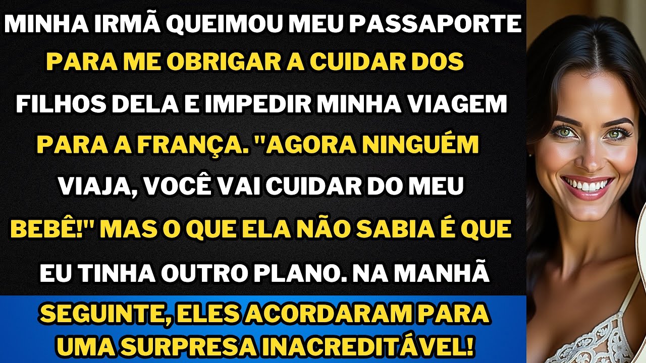 "Minha irmã queimou meu passaporte para me manter em casa cuidando das crianças, mas o resultado..."