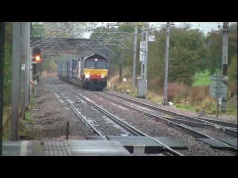 WCML Freight @ Acton Bridge Station 10/10/11