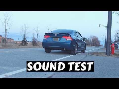 Invidia N1 Exhaust Sound - Civic Si