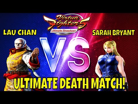 VF5US- ULTIMATE LAU X SARAH DEATH MATCH! (Virtua Fighter 5: Ultimate Showdown)- Lau Chan Gameplay.