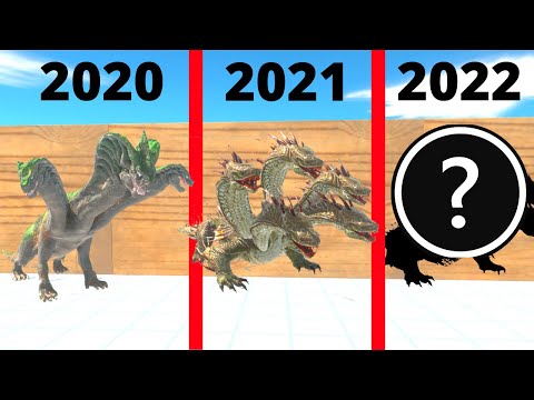 EVOLUTION OF HYDRA IN ARBS      2020   2021   2022     ANIMAL REVOLT BATTLE SIMULATOR