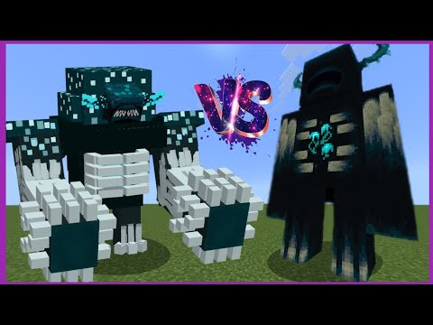 [1vs1] War titan warden vs Warden titan - Minecraft mob battle - titan mobs in Minecraft