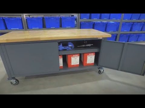 Mobile Cabinet Workbench 96 x 30