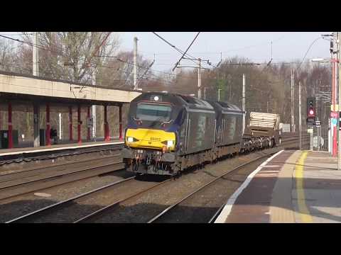 68002/68004 6k73 Sellafield - Crewe flasks, Sat. 23rd February 2019