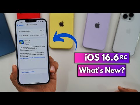 iOS 16.6 RC Released | What's New?