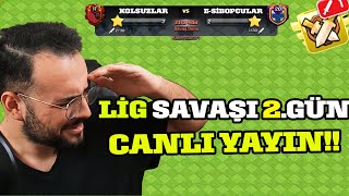 CLASH OF CLANS CANLI YAYIN BAŞLADI! (LİG SAVAŞI